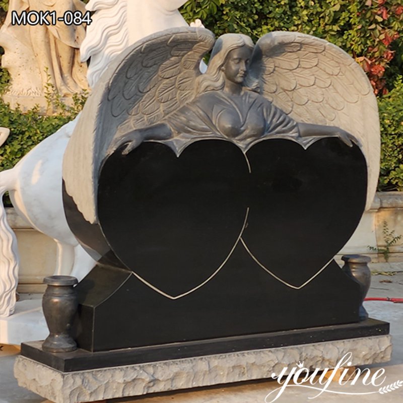 High-quality Marble Guardian Angel Headstone Manufacturer MOK1-084