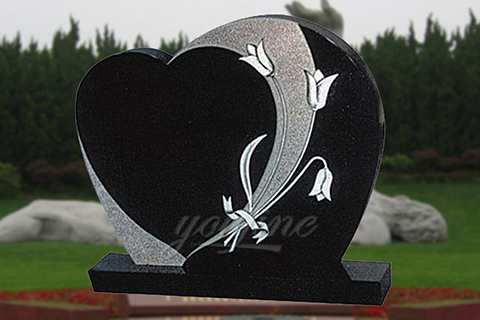Customized Heart Shape Granite Headstone