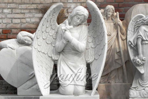Hand Carved Marble angels monuments and headstones