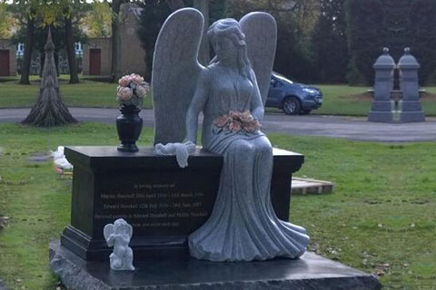 Large Granite Angel