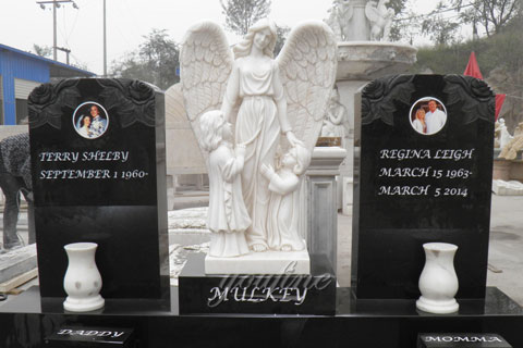 Marble angel statue, angel statue, Marble angel tombstone